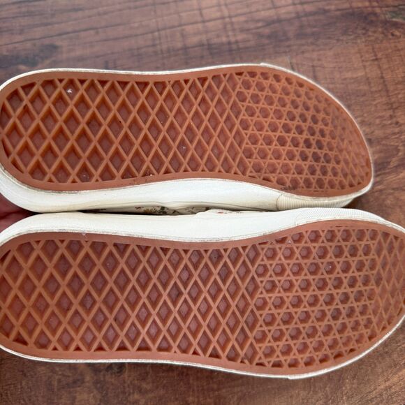 Vans Classic Slip On Size Women's 9 Mens 7.5 Shoes Vintage Floral Low - Picture 5 of 6